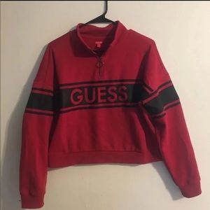 GUESS cropped sweatshirt